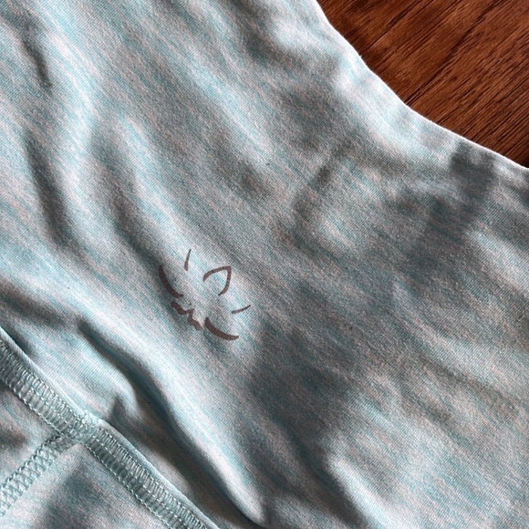 BEYOND YOGA pool blue CROPPED leggings space dye cropped tights crops - Picture 3 of 9